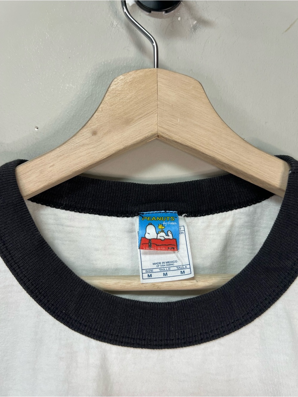 Retro Peanuts Ringer T Shirt - Picture 3 of 4